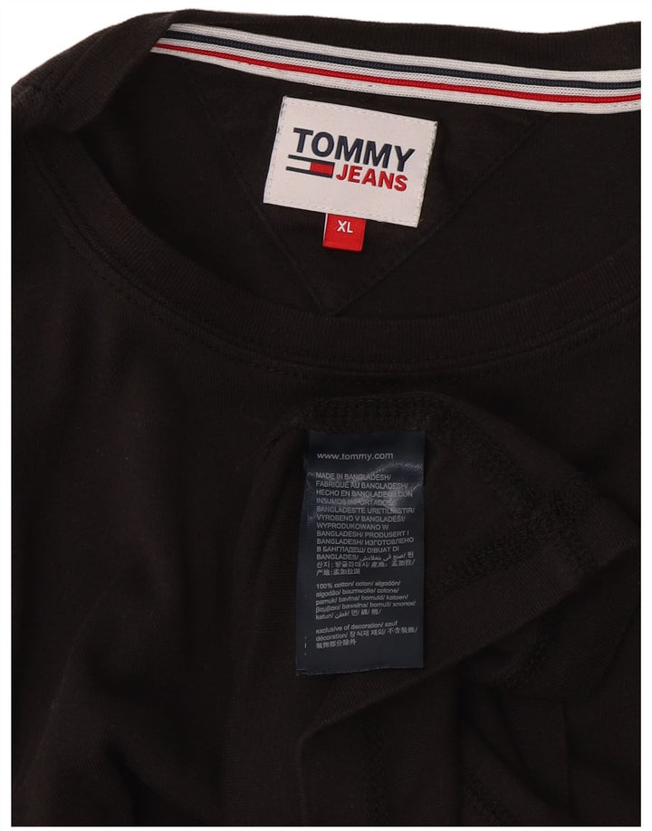 Tommy Hilfiger Herren Top Langarm XL Grau Baumwolle