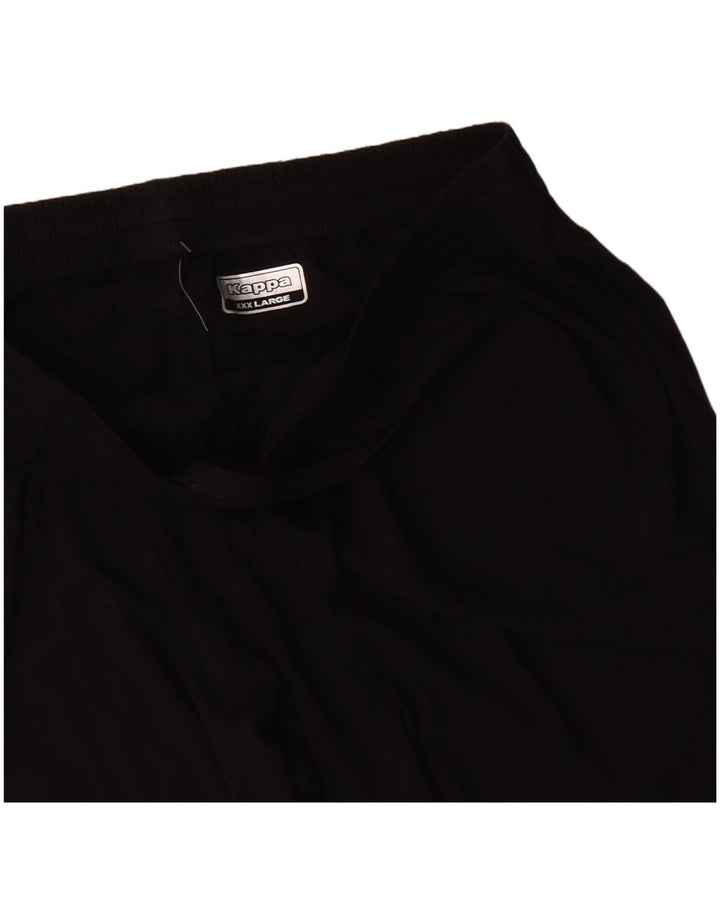 Kappa Herren Sportshorts 3XL Schwarz Baumwolle