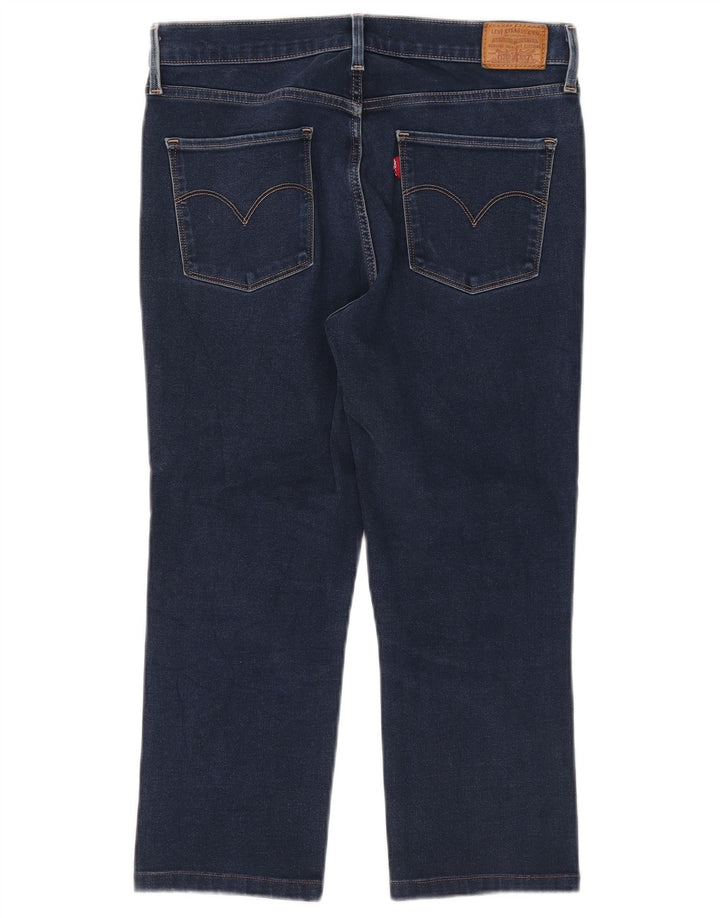 Levi's Damen Capri-Jeans W30 L21 Blaue Baumwolle