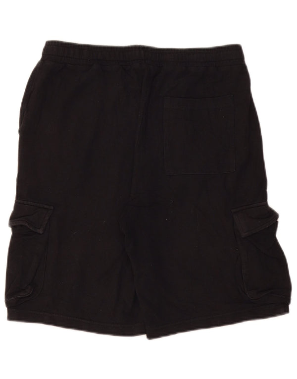 Benetton Herren-Sportshorts, Größe S, Schwarz