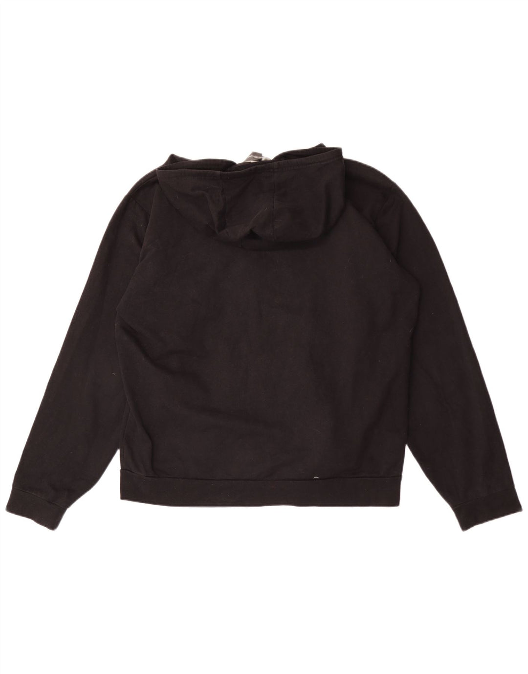 Eddie Bauer Herren-Kapuzenpullover mit Reißverschluss, groß, aus schwarzer Baumwolle