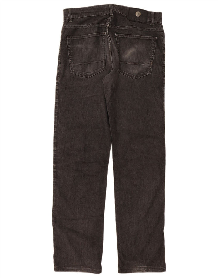 Trussardi Herren Straight Jeans W31 L31 Grau