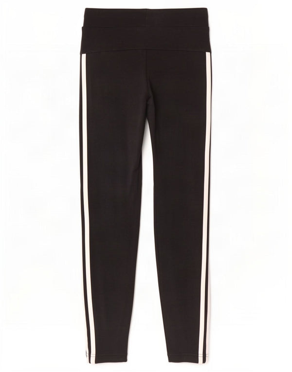 Adidas Leggings für Mädchen, 11–12 Jahre, schwarze Baumwolle