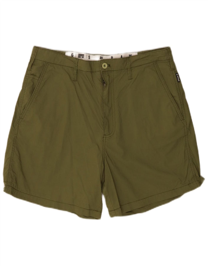 G-Star Herren Chinoshorts W29 Small Khaki Baumwolle