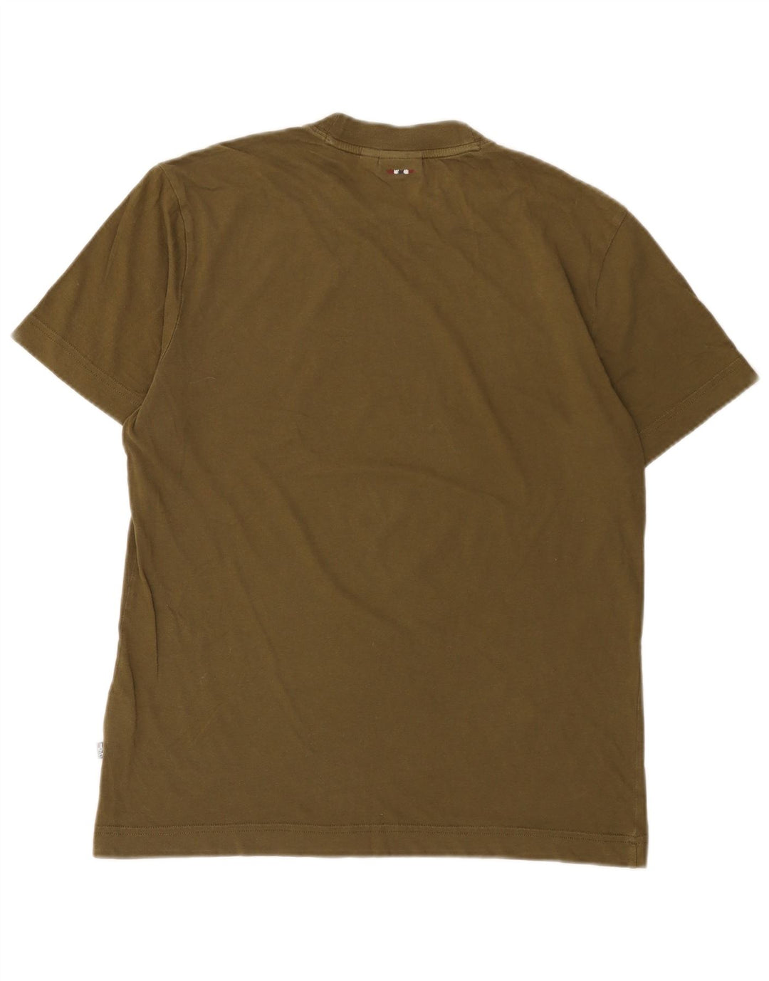 Napapijri Herren Grafik-T-Shirt-Oberteil Medium Khaki