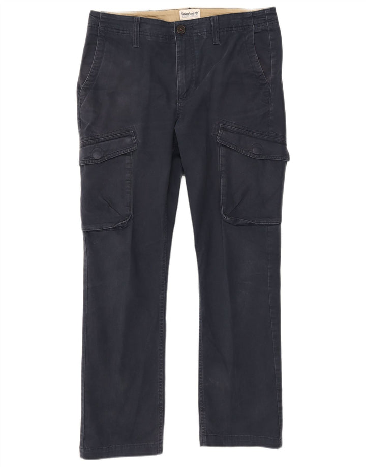 TIMBERLAND Gerade Cargohose für Herren, W30, L27, Marineblau, Baumwolle