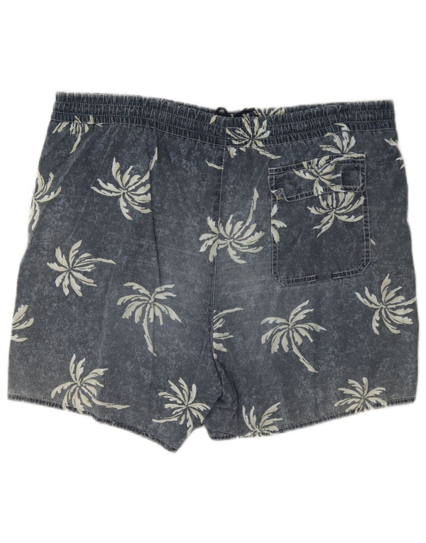 Colmar Herren-Badeshorts mit Grafik, EU 50, mittelgroß, marineblau, geblümt, Baumwolle