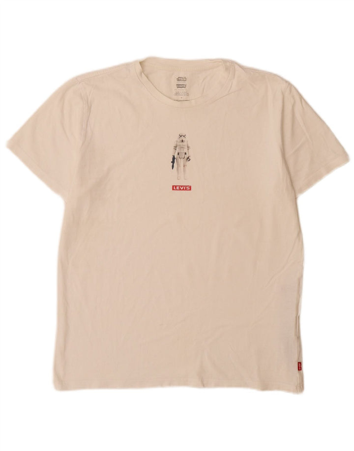 Levi's Herren-T-Shirt mit Grafik, mittelweiße Baumwolle