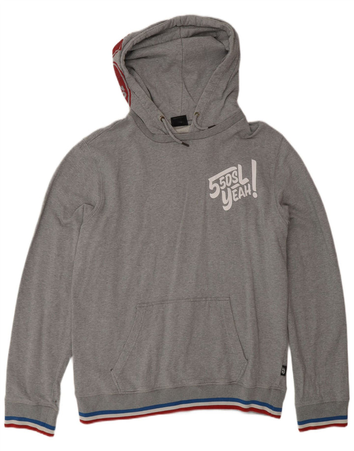 Diesel Herren 55DSL Graphic Hoodie Pullover XL Grau