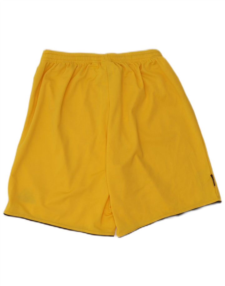 Adidas Sportshorts mit Grafik für Jungen, 11–12 Jahre, mittelgelbes Polyester