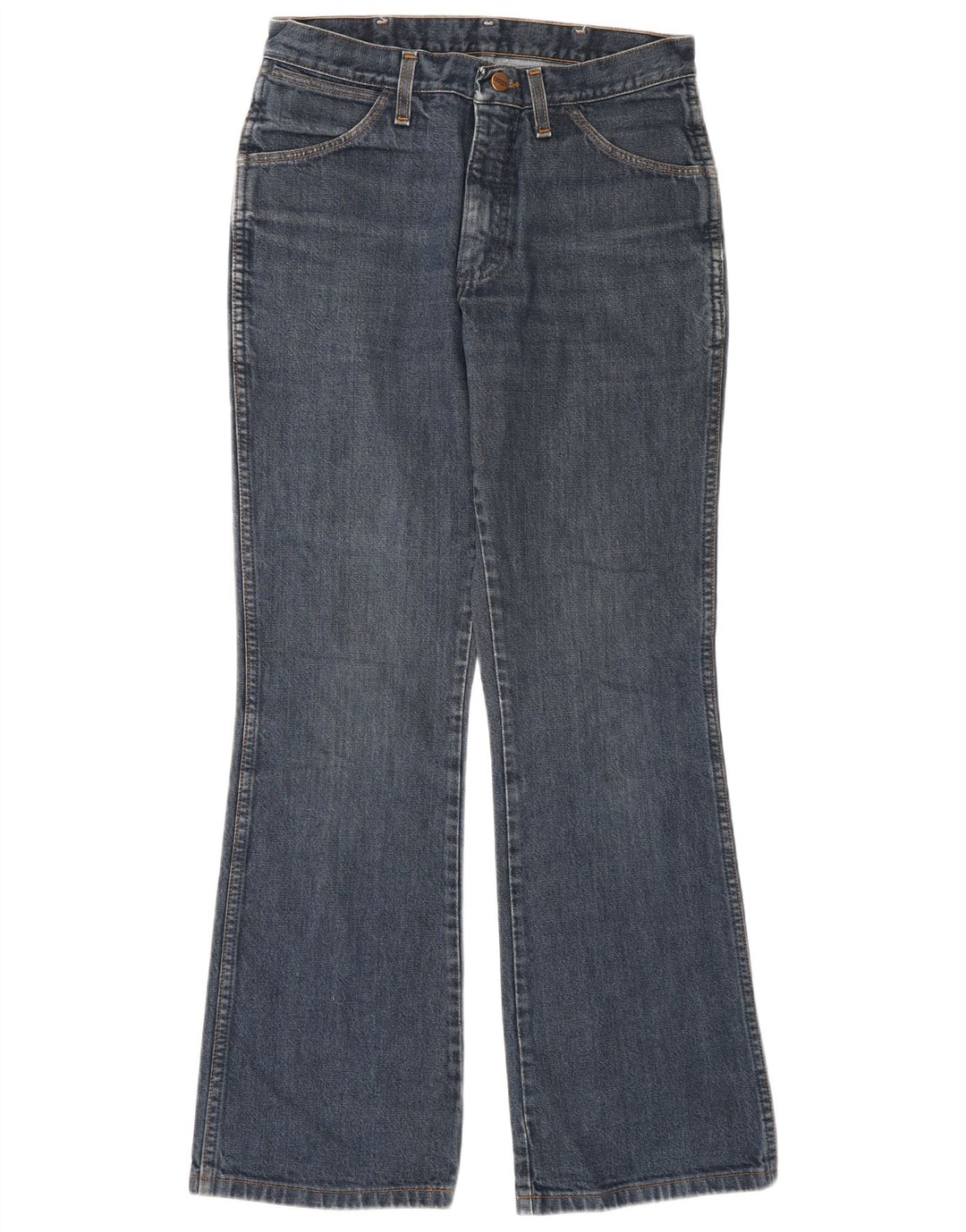 Wrangler Damen Bootcut-Jeans W32 L32 Blaue Baumwolle