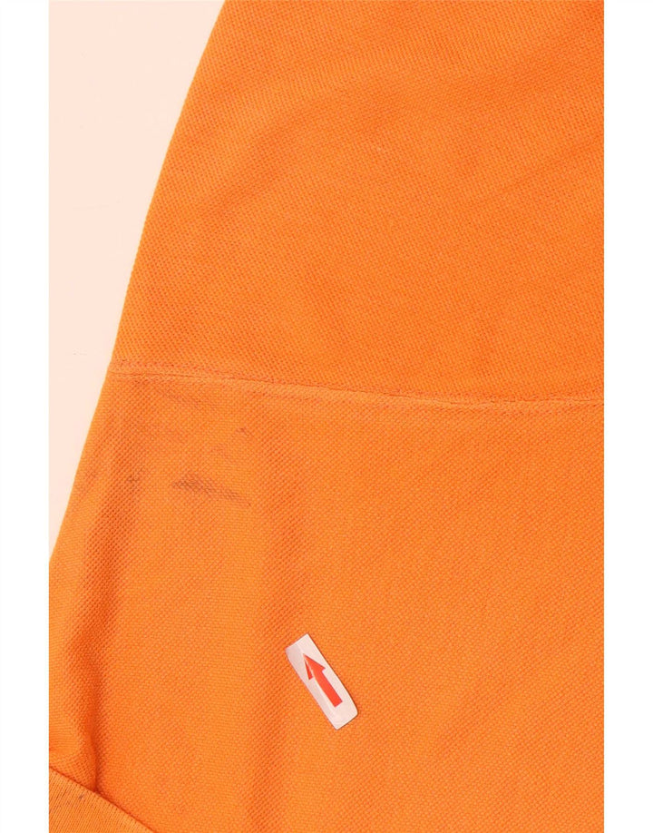Ball On Herren-Poloshirt aus mitteloranger Baumwolle