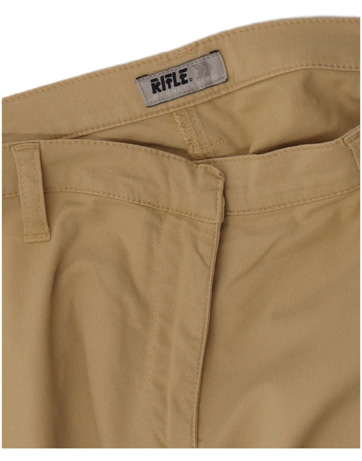 Rifle Damen gerade geschnittene Hose W28 L25 Beige