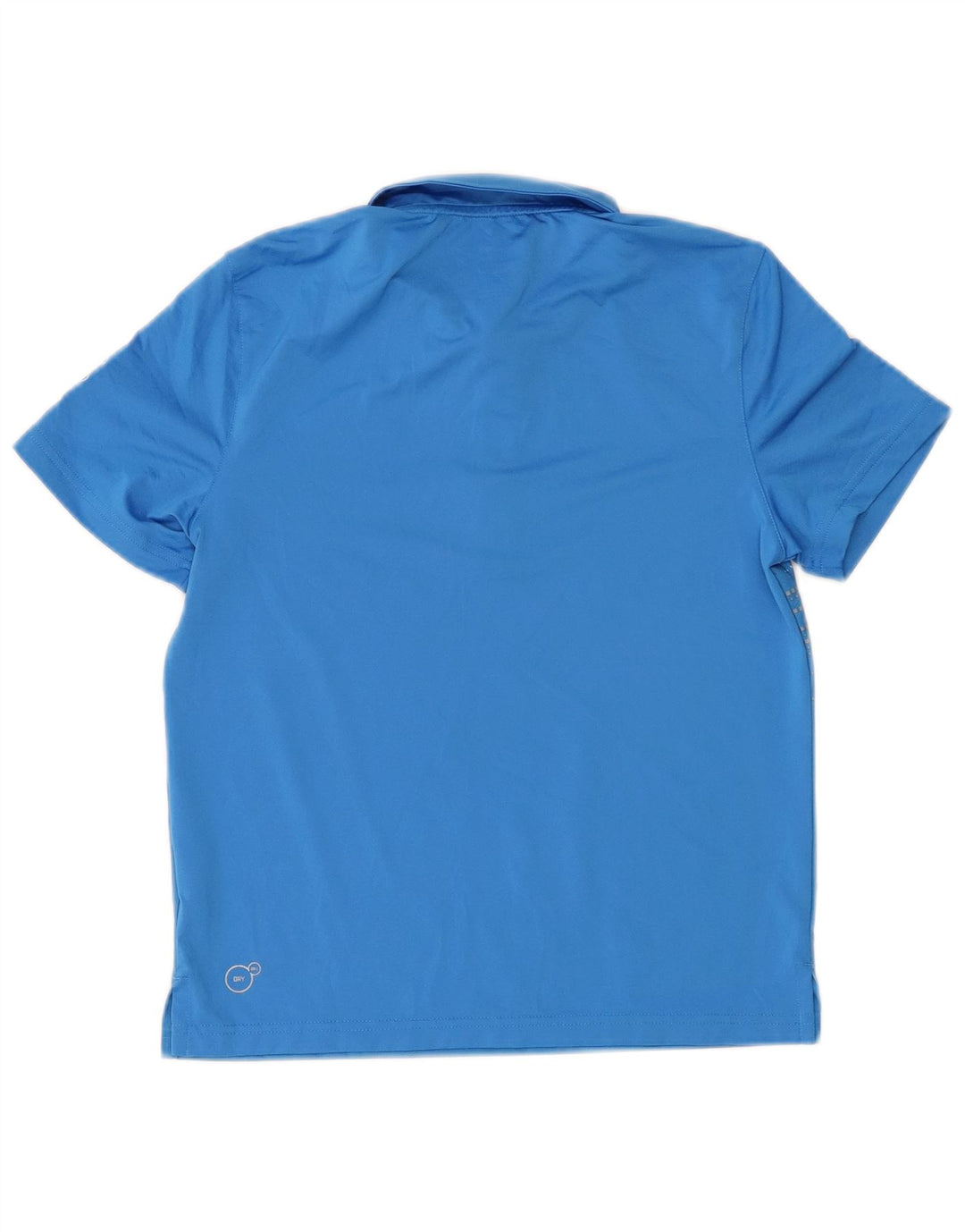 PUMA Jungen-Poloshirt, 7–8 Jahre, blaues geometrisches Polyester