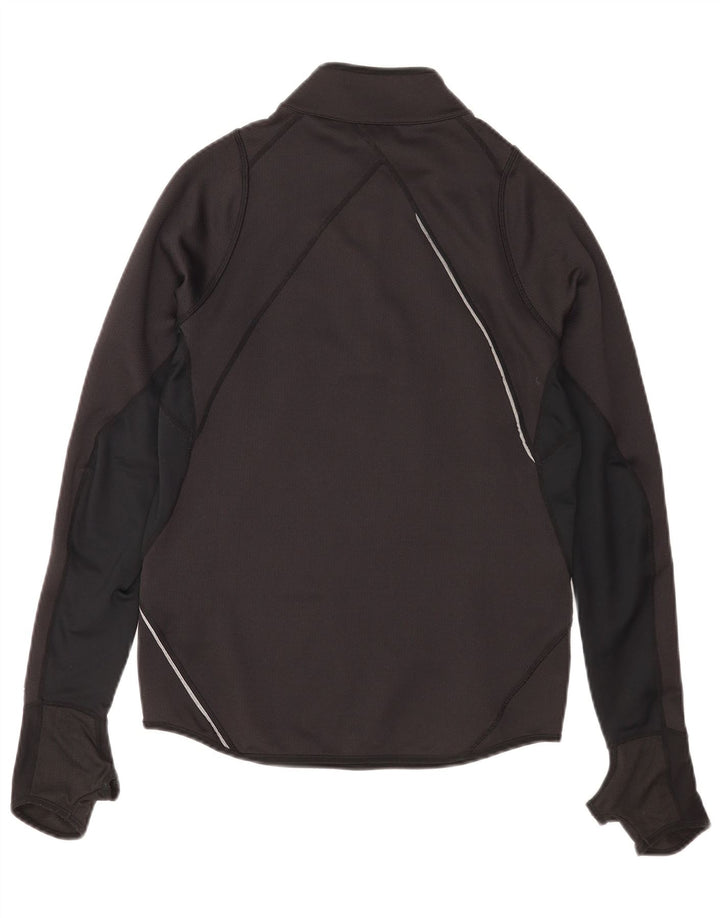 Nike Herren-Pullover-Trainingsanzugoberteil mit Reißverschluss, UK, Größe 36/38, Größe S, Schwarz, Farbblock