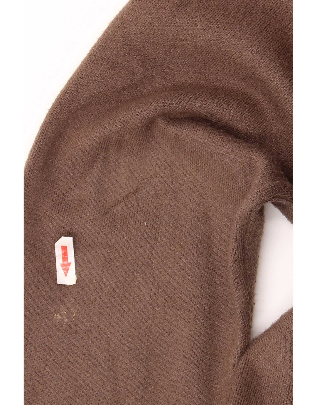 Massimo Dutti Herren-Strickjacke, groß, braune Viskose
