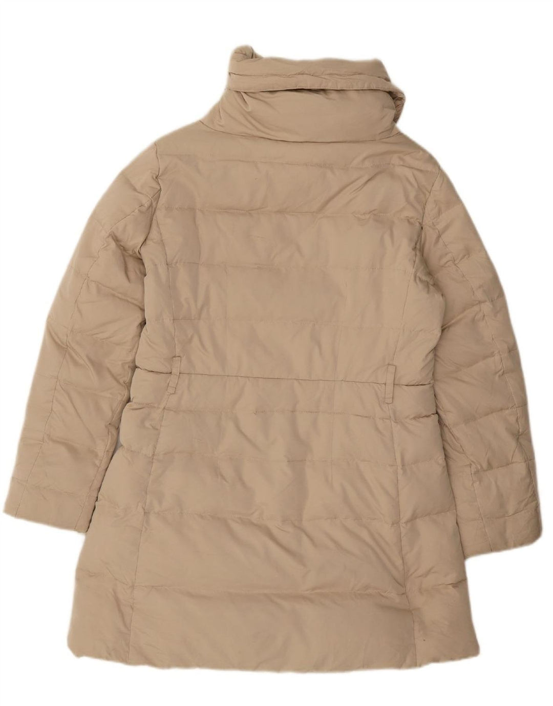 ZARA Womens Padded Coat UK 16 Large Beige