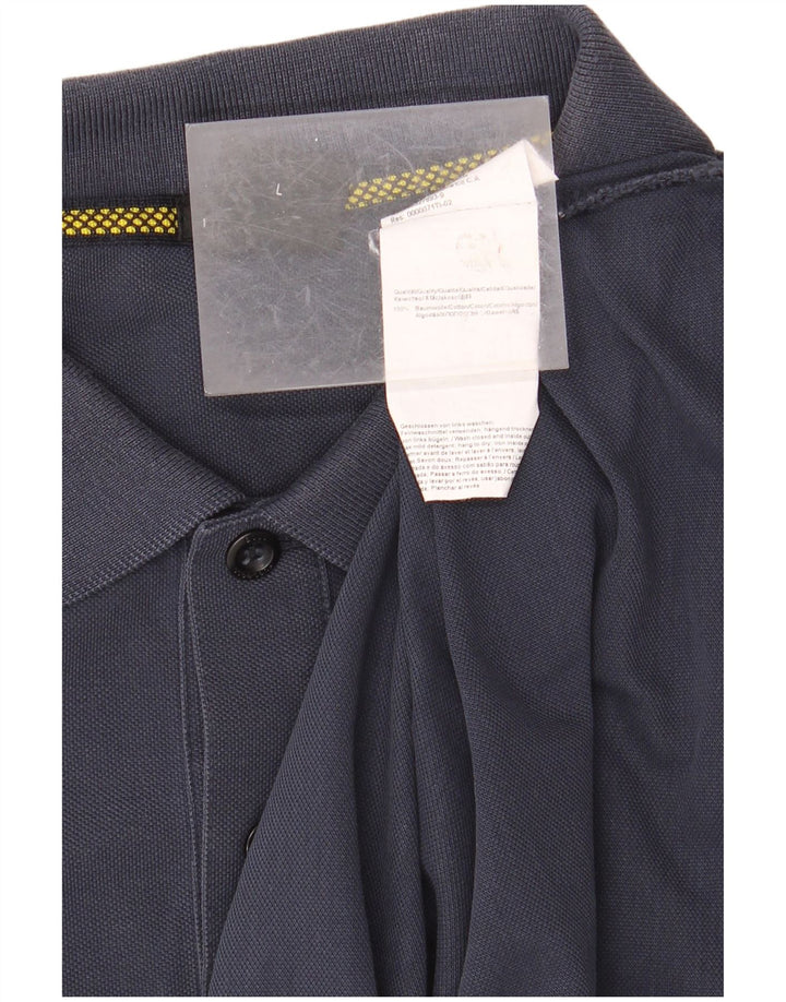HUGO BOSS Herren-Poloshirt, große marineblaue Baumwolle