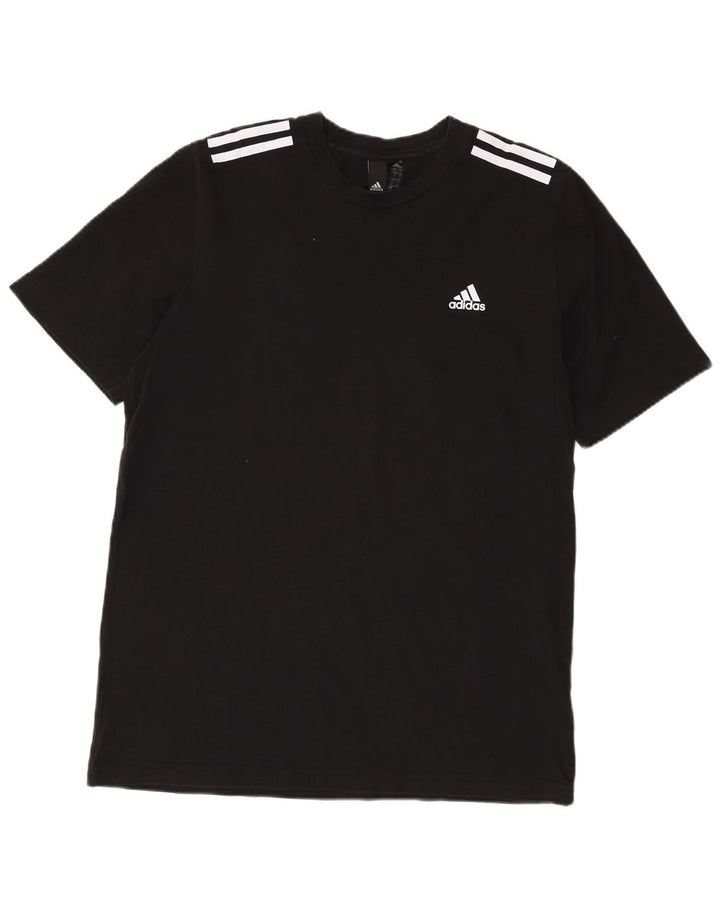 Adidas Herren T-Shirt Top Large Schwarz Baumwolle