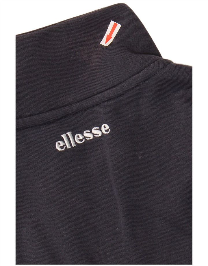 Ellesse Herren-Trainingsanzugoberteil mit Grafik, XL, Marineblau, Colourblock-Baumwolle
