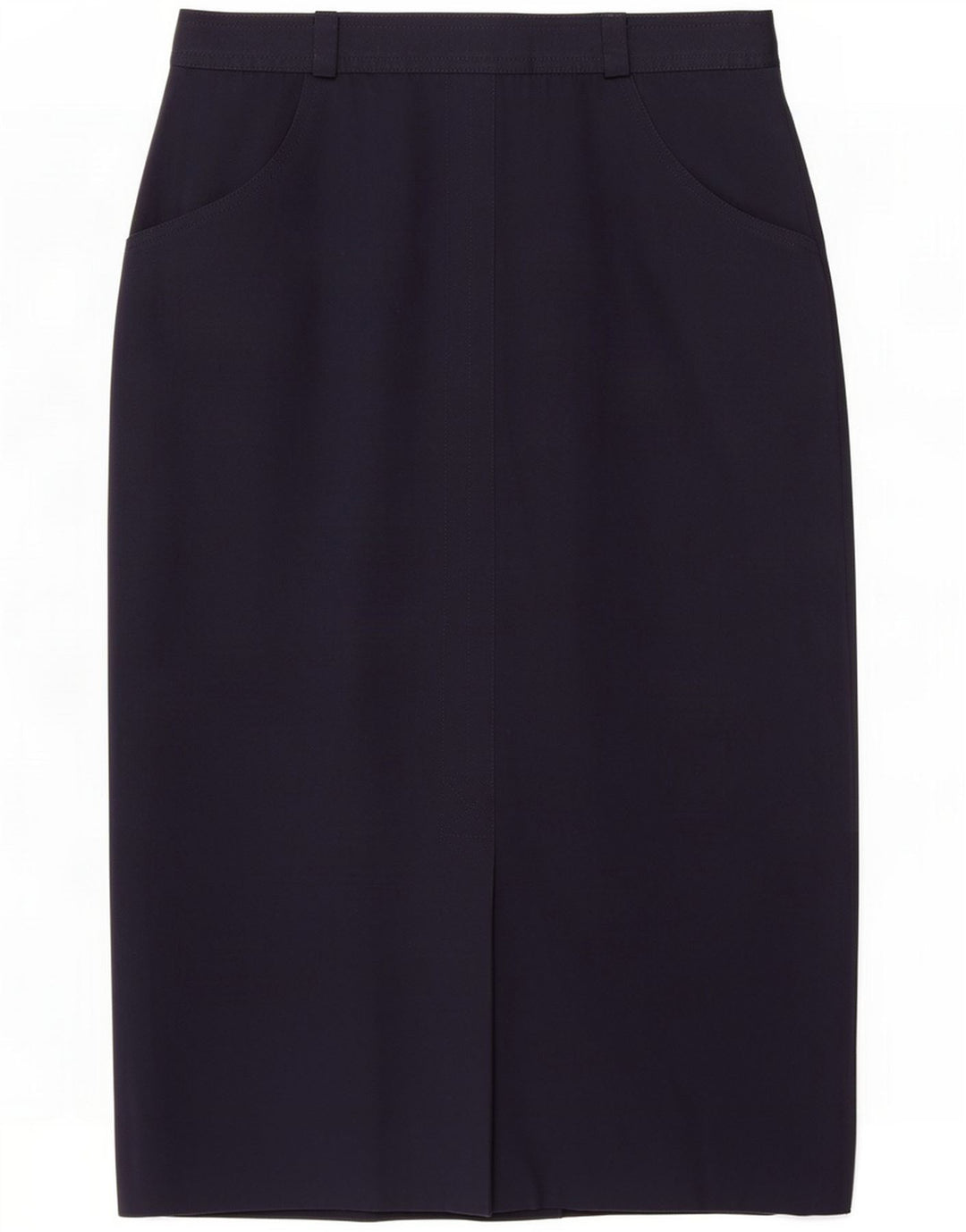 Jobis Damen Midirock IT 42 Medium W30 Marineblaues Polyester
