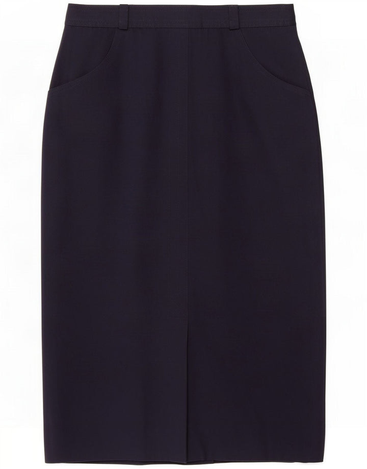 Jobis Damen Midirock IT 42 Medium W30 Marineblaues Polyester