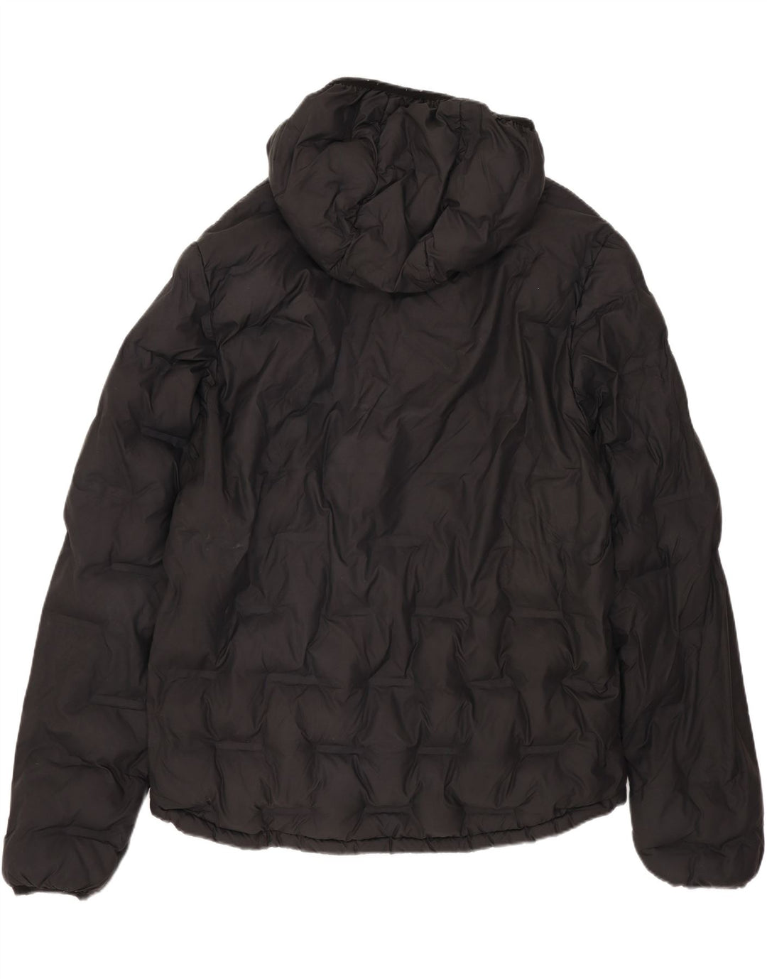 Superdry Herren-Jacke mit Kapuze, gepolstert, UK 40, Größe L, Schwarz, Polyester