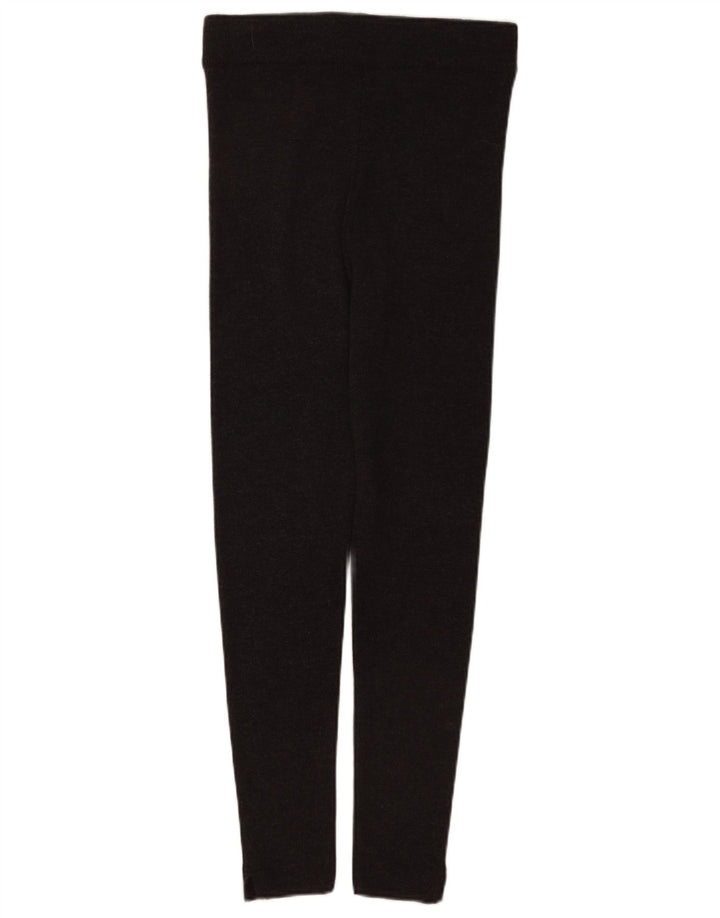Dolce & Gabbana Damen Leggings IT 42 Mittelgraue Wolle