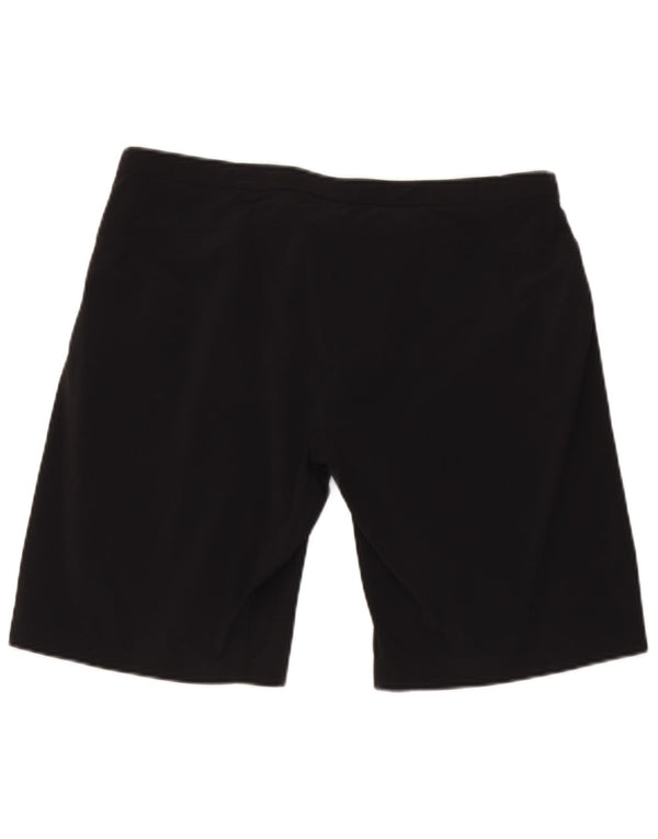Adidas Damen Cargo Shorts UK 16 Large W34 Schwarzes Nylon