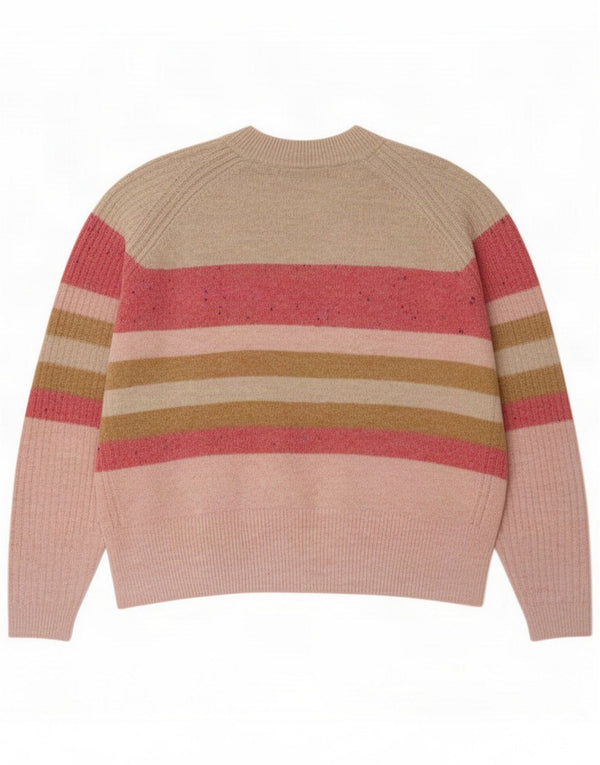 Marks & Spencer Damen-Pullover mit Rundhalsausschnitt, UK 14, mittel, mehrfarbig