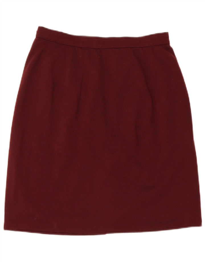 Luisa Spagnoli Damen Wickelrock IT 42 Medium W26 Burgund