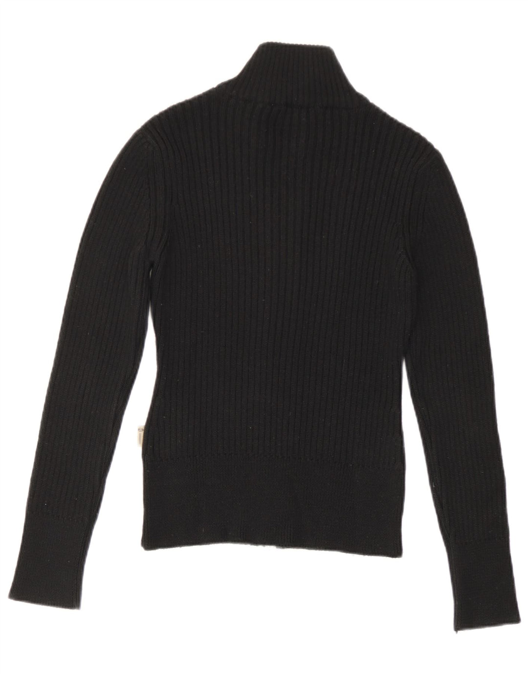 Sergio Tacchini Damen-Cardigan mit durchgehendem Reißverschluss, Gr. 10, Größe S, Schwarz