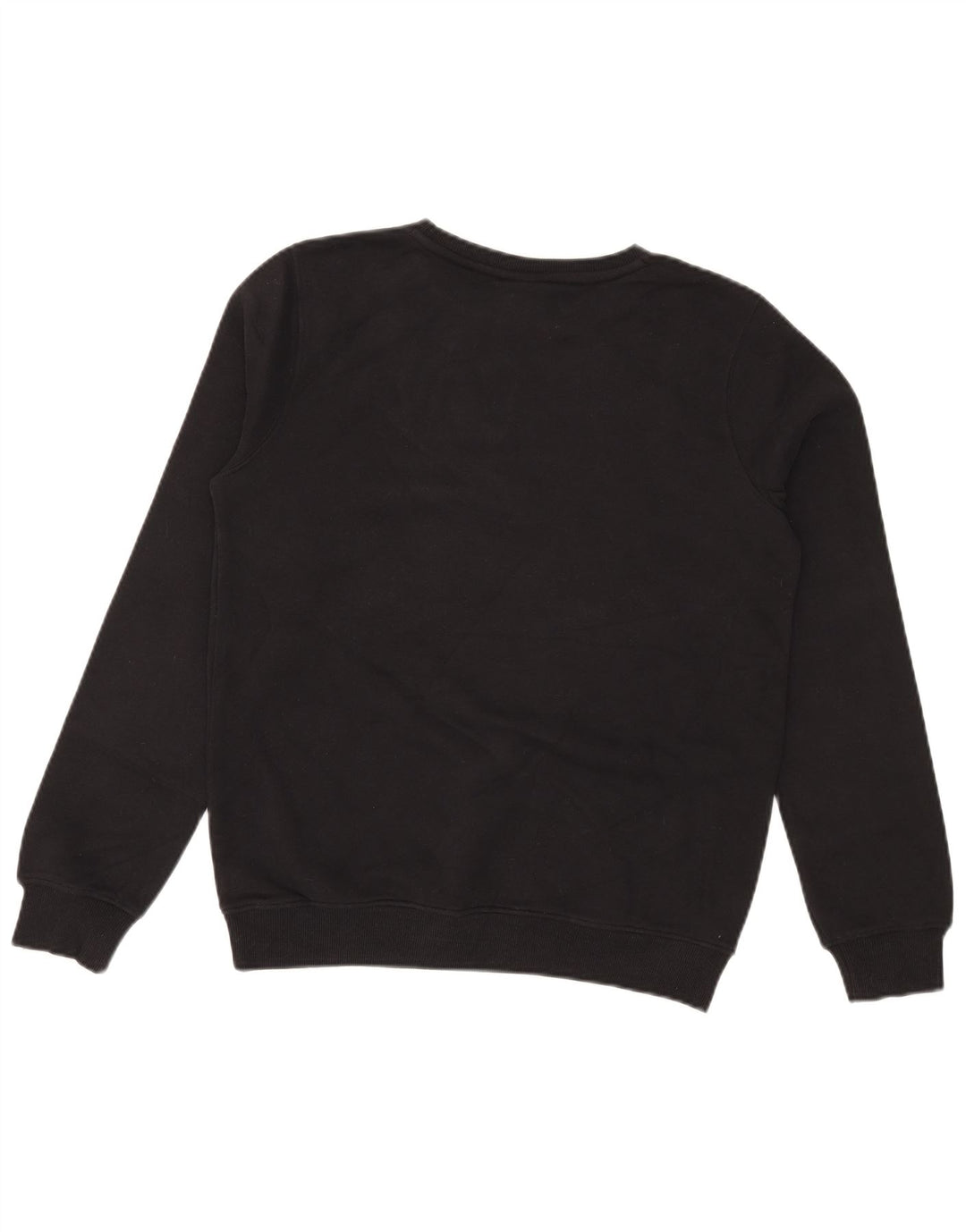 Ellesse Womens Graphic Oversized Sweatshirt Pullover UK 14 Medium Schwarz