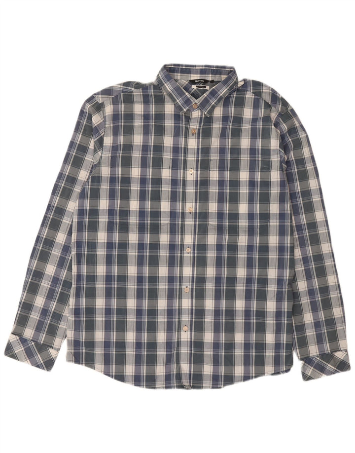 Rohan Herrenhemd XL, blau kariert, Polyester