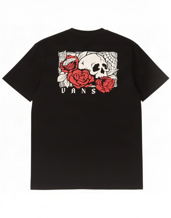 Vans Herren-T-Shirt mit Grafik, Größe L, Schwarz, Baumwolle