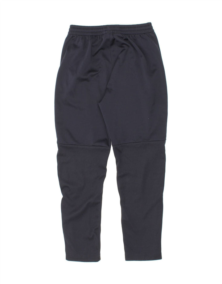 ADIDAS Boys Tracksuit Trousers 11-12 Years Navy Blue Polyester Vintage Adidas and Second-Hand Adidas from Messina Hembry 