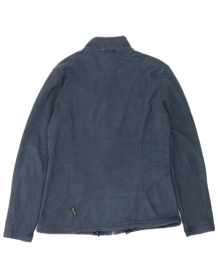 Jack Wolfskin Damen Fleecejacke UK 12 Medium Marineblau Polyester