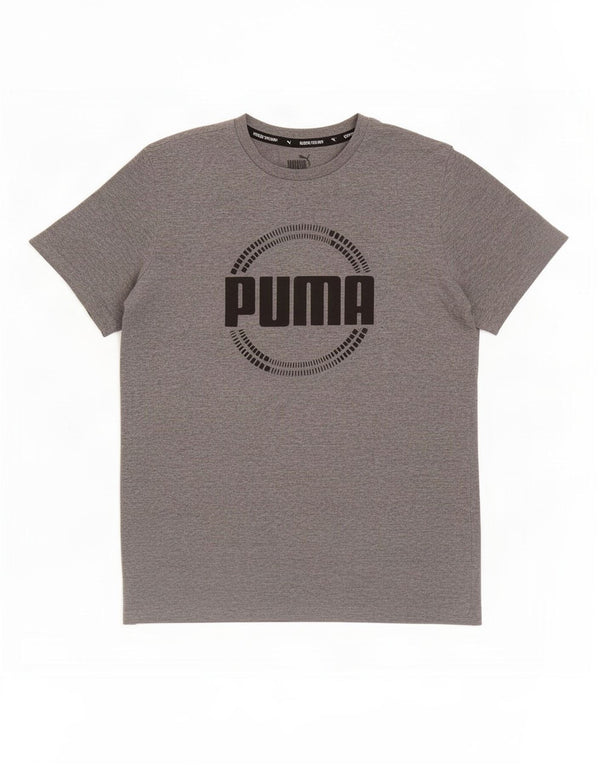 Puma Jungen T-Shirt mit Grafik, 15–16 Jahre, grau gefleckt
