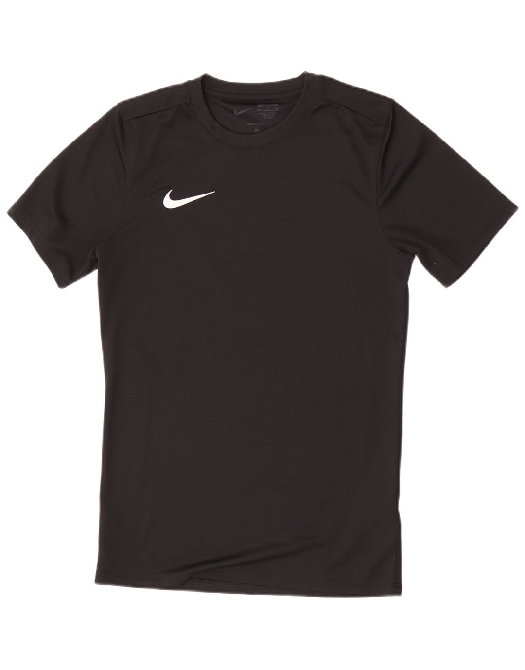Nike Herren Dri Fit Slim T-Shirt Top Small Schwarz Polyester