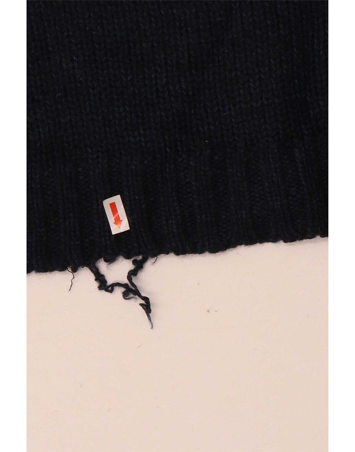 Marks & Spencer Herren-Pullover „Harbor“ mit Rollkragen, Blau, Größe L, Marineblau
