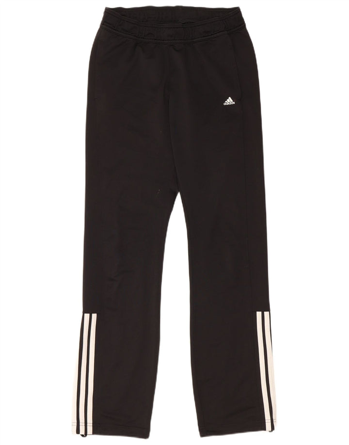 Adidas Damen Trainingshose UK 8/10 Small Schwarz Polyester