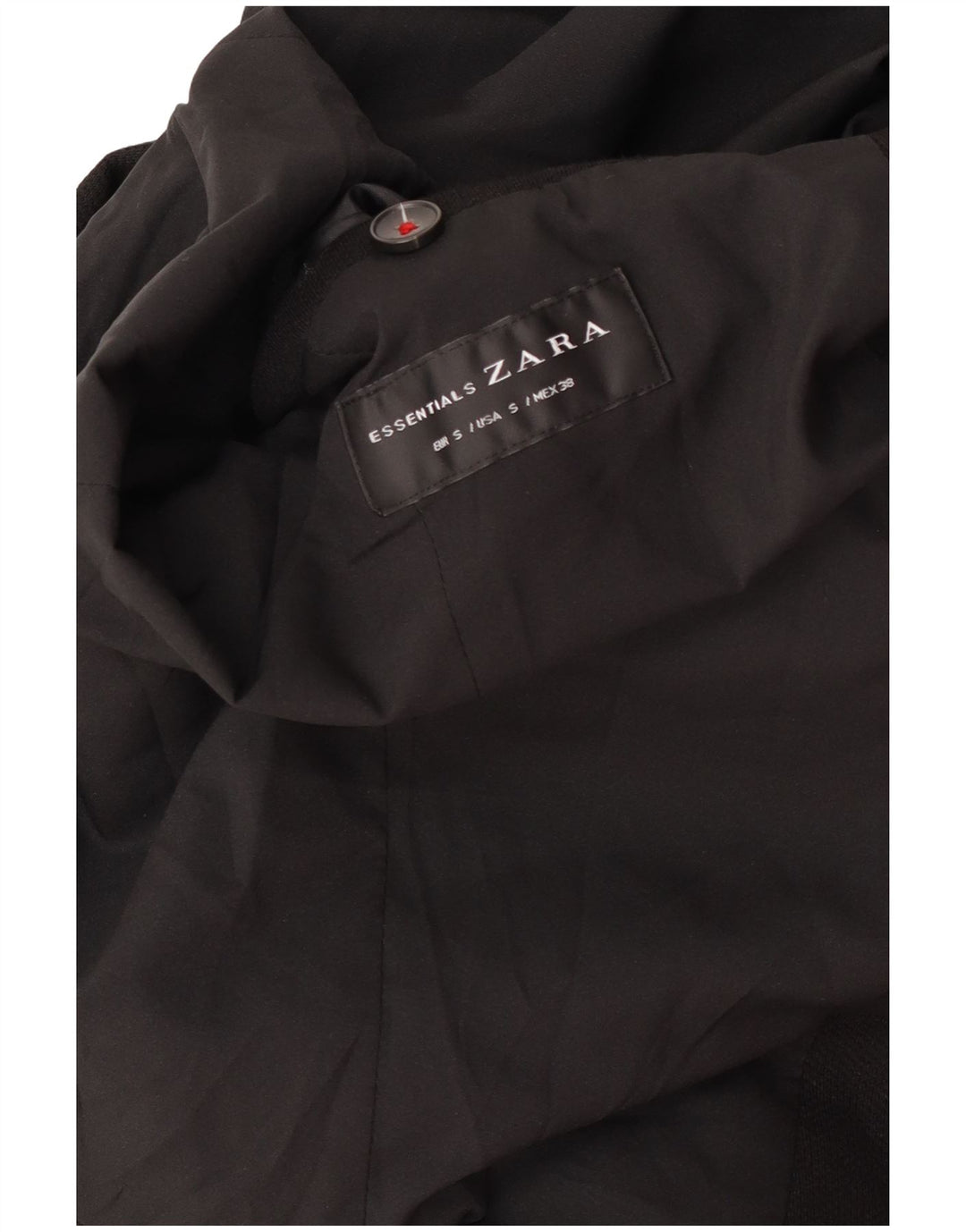 Zara Herren-Blazer mit 2 Knöpfen, Gr. 36, Schwarz
