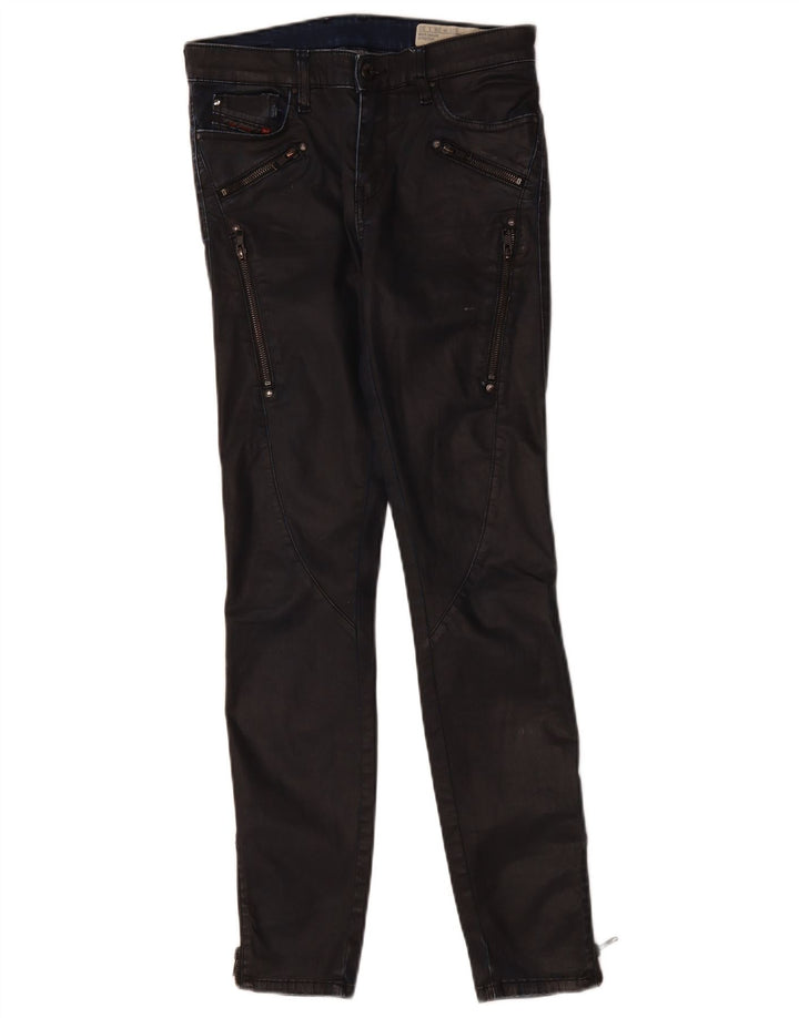 Womens Regular Waist Super Slim Skinny Jeans W28 L29