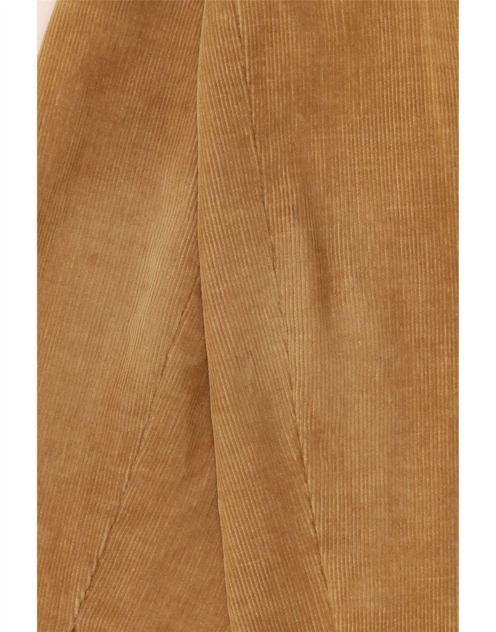 Zara Damen 2-Knopf-Blazer aus Cord, Gr. 10, Größe S, Beige, Baumwolle