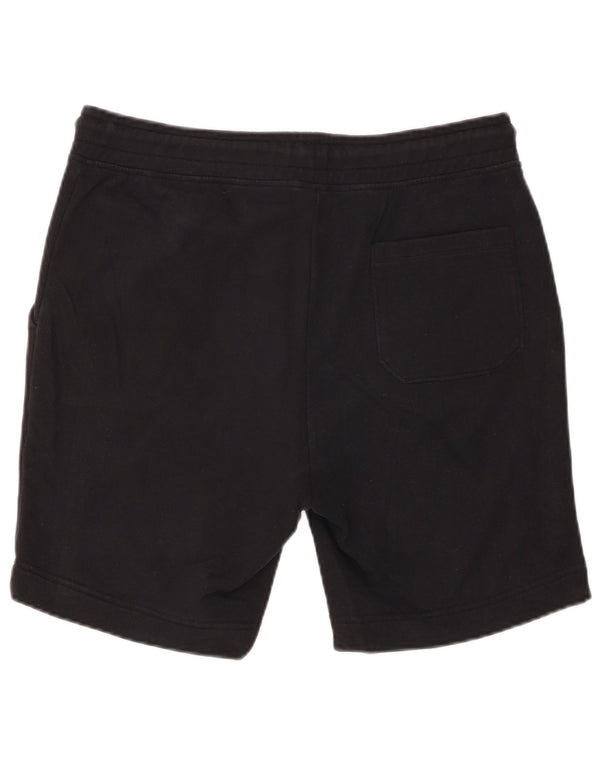 Hugo Boss Herren-Sportshorts, große schwarze Baumwolle