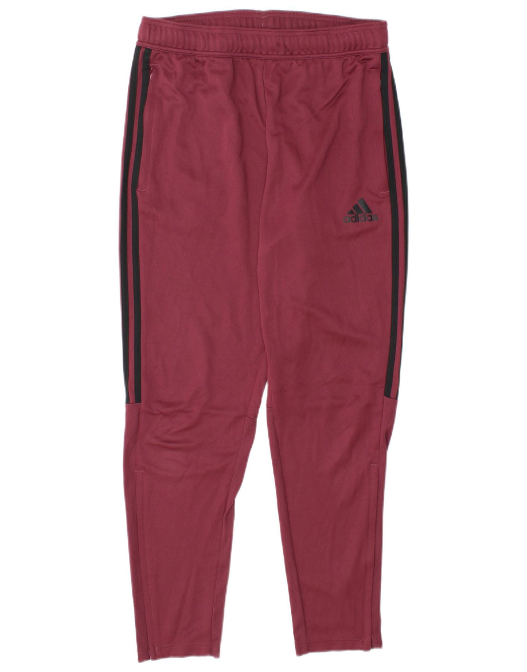 Adidas Herren-Trainingshose, mittelgroß, Burgunderrot, Polyester