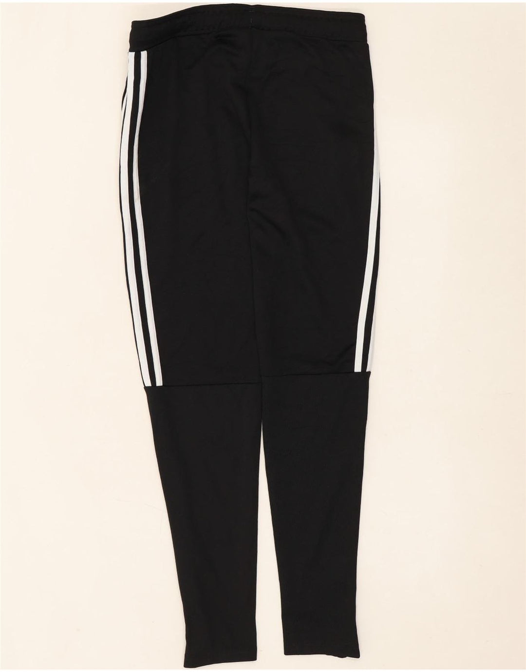 Adidas Damen Trainingshose UK 8/10 Small Schwarz Polyester