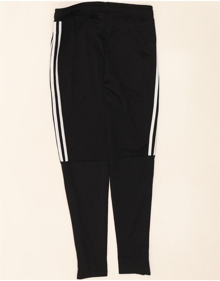 Adidas Damen Trainingshose UK 8/10 Small Schwarz Polyester