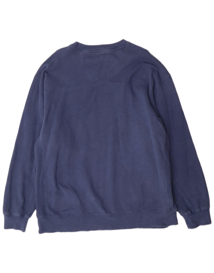 Izod Mens Tall Sweatshirt Pullover XL Marineblau Baumwolle