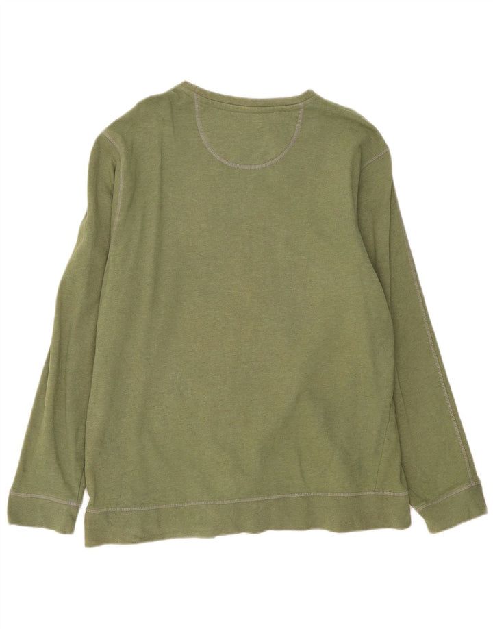 Marks & Spencer Herren Sweatshirt Pullover XL Khaki Baumwolle